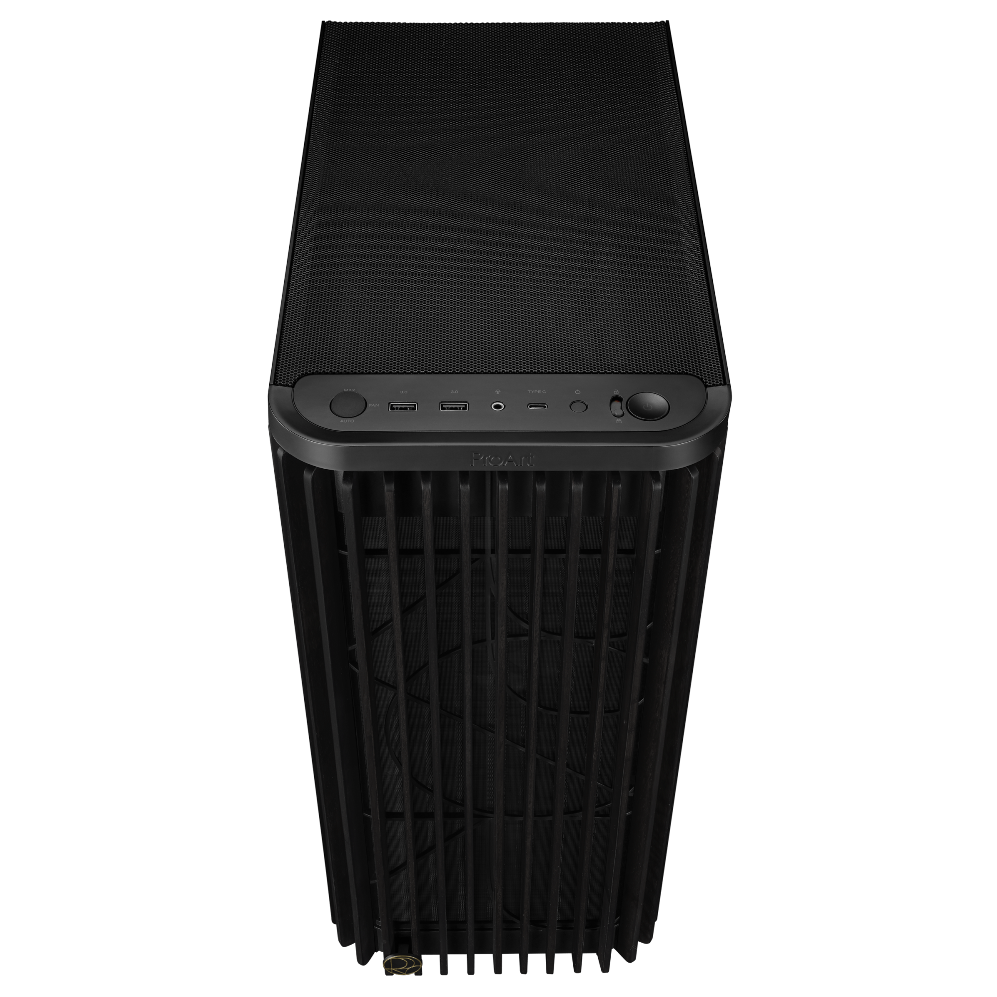 Корпус ASUS PROART PA401 WOOD METAL PWM BLACK ATX 90DC00M0-B39010