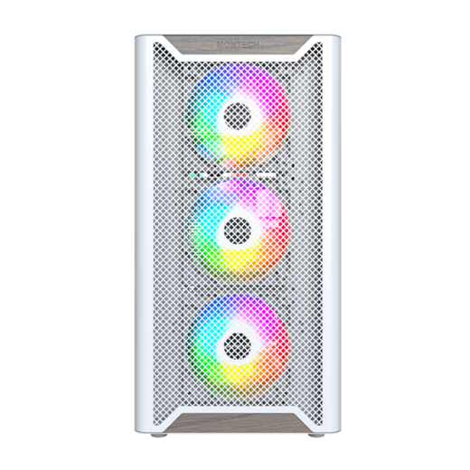 Корпус Montech XR Wood (W) ATX/Micro-ATX/Mini-ITX 2xUSB3.0 1xType-C 1xAudio 1xMic Белый