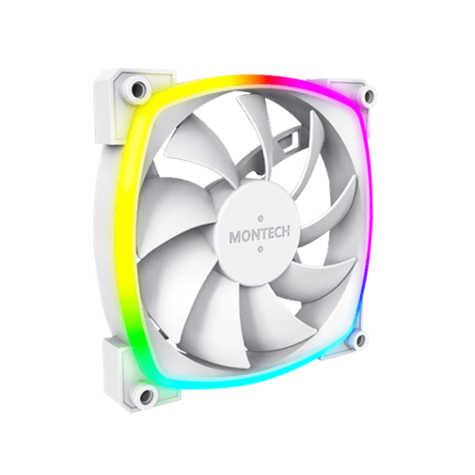 Вентилятор для корпуса Montech AX120 3 in 1 Pack (W) 3x(120x120x25mm)/800-1600RPM/59CFM/27db Белый