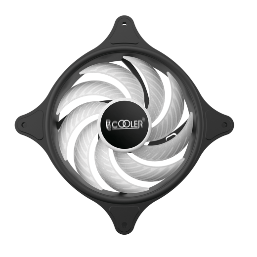 Вентилятор для корпуса PCCooler FX-120-3 120mm LED SRGB 3 pin + Molex 1200 RPM Black