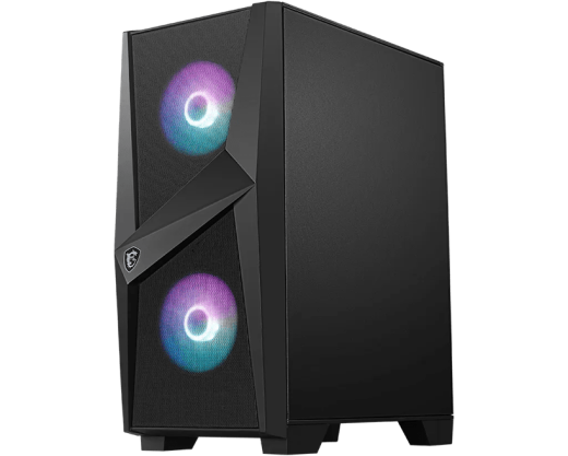 Компьютерный корпус MSI MAG FORGE 100R ATX/mATX/Mini-ITX 2x3.5", 3x2.5", 2xUSB 3.2 Gen1, Audio, Mic