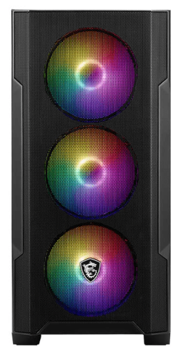 Компьютерный корпус MSI MAG FORGE M100R mATX/Mini-ITX  2xUSB2.0 USB3.2 Audio 4x ARGB FAN mATX