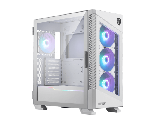 Компьютерный корпус MSI MPG VELOX 100R WHITE ATX/Micro-ATX/ 2xUSB 3.2 1xUSB 3.2 TypeC, Белый