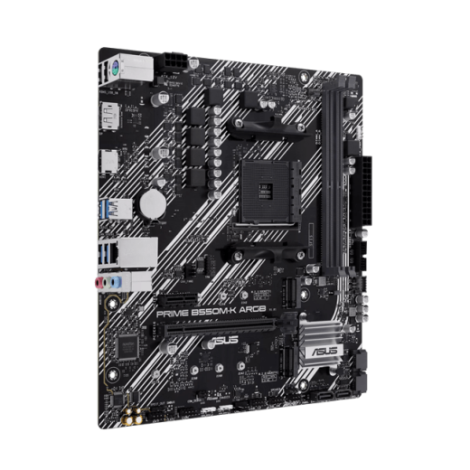 Материнская плата ASUS PRIME B550M-K ARGB AM4 2xDDR4 4xSATA3 RAID 2xM.2 HDMI DP mATX 1 Type-C