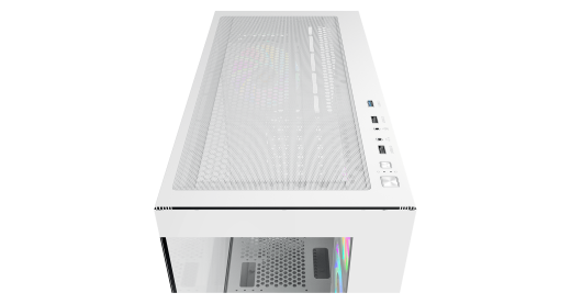 Корпус Ocypus Gamma C72 WH ARGB ATX/mATX/ITX 3xUSB Белый Gamma-C72-WHD400XX-GL