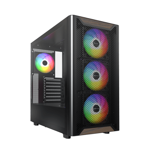 Корпус Montech XR Wood (B) ATX/Micro-ATX/Mini-ITX 2xUSB3.0 1xType-C 1xAudio 1xMic Черный