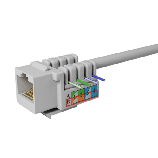 Розетка Настенная телекоммуникационная 2 Модуля OK-2-RJ45