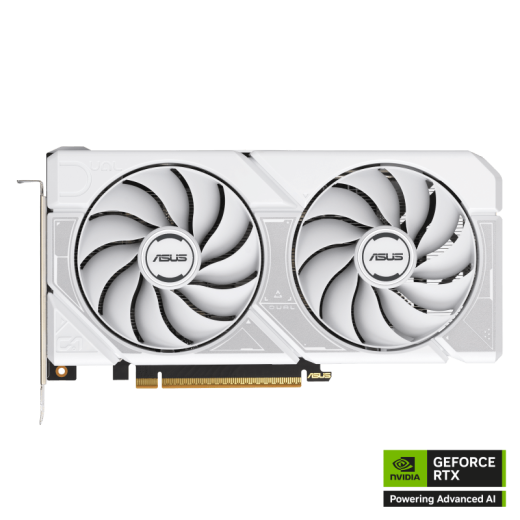 Видеокарта ASUS GeForce RTX5060 8Gb, DUAL OC Edition White, GDDR7 HDMI 3xDP DUAL-RTX5060-O8G-WHITE