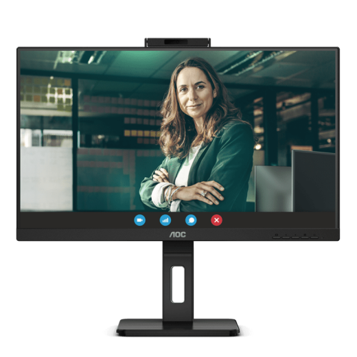 Монитор 23,8" AOC 24P3QW IPS 1920x1080 75Hz 4ms 300cd/m 1000:1 2xHDMI DP 4xUSB 3.2 2x5W WEB Камера