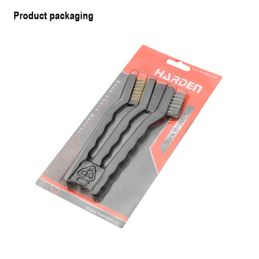 Набор из 3 щеток (нейлон, латунь и сталь) 175мм Арт.660241