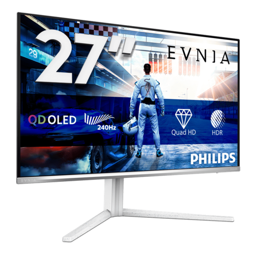 Монитор 27" PHILIPS 27M2N6501L/00/01 QD-OLED 2560x1440 240Hz 0,03мс 400кд/м 1,5M:1 2xHDMI 1xDP Белый