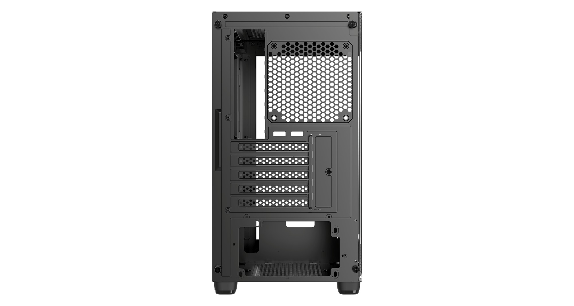 Корпус Ocypus Gamma C52 BK mATX/ITX 3xUSB Черный Gamma-C52-BKD000XX-GL