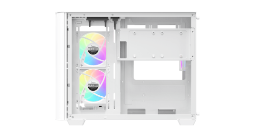 Корпус Ocypus Iota C50 WH Curve ARGB Digital mATX/ITX 2xUSB Type-C Белый Iota-C50-WHD300CD-GL
