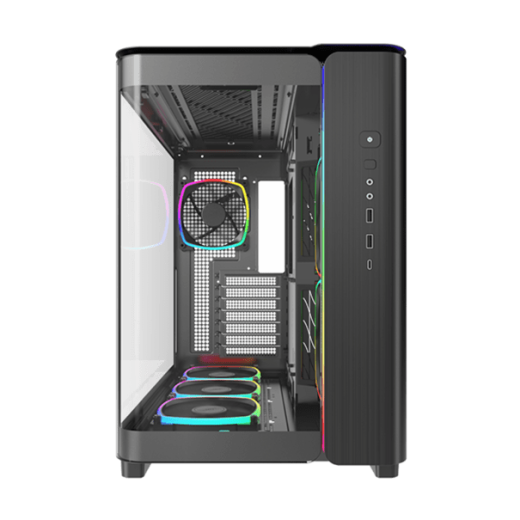 Корпус Montech KING 95 PRO (B) ATX/Micro-ATX/Mini-ITX 2xUSB3.0 1xType-C 1xAudio 1xMic Черный