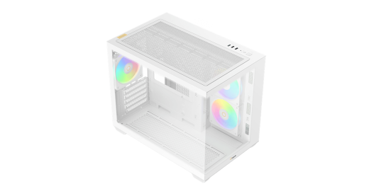 Корпус Ocypus Gamma C54 WH ARGB mATX/ITX 3xUSB Белый Gamma-C54-WHD300XX-GL
