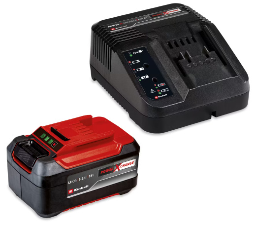 Зарядное устройство в комплекте Einhell 5,2 Ah PXC Starter-Kit (4512147)