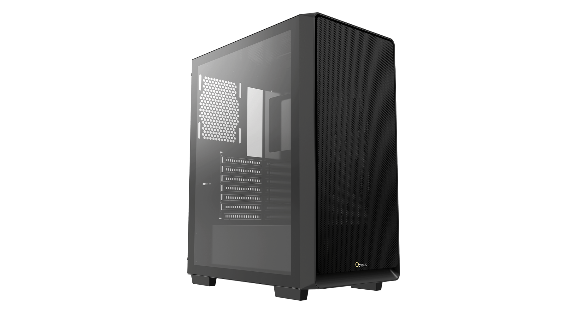 Корпус Ocypus Gamma C60 BK ATX/mATX/ITX 3xUSB Черный Gamma-C60-BKG000XX-GL