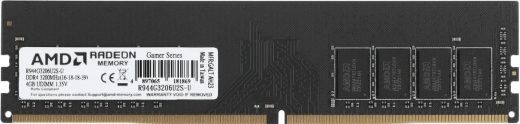 Оперативная память  4GB DDR4 3200MHz AMD Radeon R9 Gamer Series R944G3206U2S-U Retail Pack