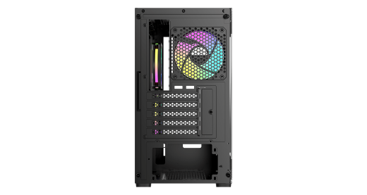 Корпус Ocypus Gamma C52 BK ARGB mATX/ITX 3xUSB Черный Gamma-C52-BKD300XX-GL