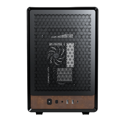 Корпус Montech Heritage PRO (B) Micro-ATX/Mini-ITX (Back-Connected MB) 2xUSB 1xType-C 1xAudio Черный