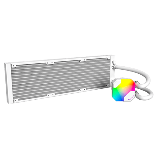 Водяное охлаждение для CPU Montech HyperFlow ARGB 360 (W) TDP 320W 3x120 115x-1851/AM3-AM5 White
