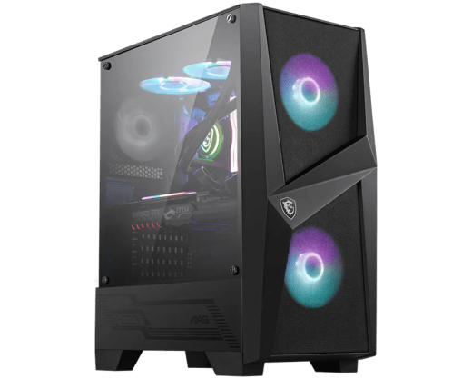 Компьютерный корпус MSI MAG FORGE 100R ATX/mATX/Mini-ITX 2x3.5", 3x2.5", 2xUSB 3.2 Gen1, Audio, Mic