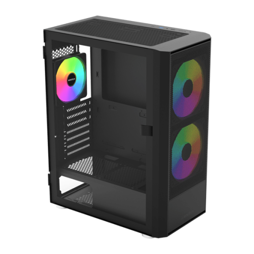 Корпус Montech X2 PLUS (B) ATX/Micro-ATX/Mini-ITX 1xUSB3.0 1xUSB2.0 1xType-C 1xAudio Черный
