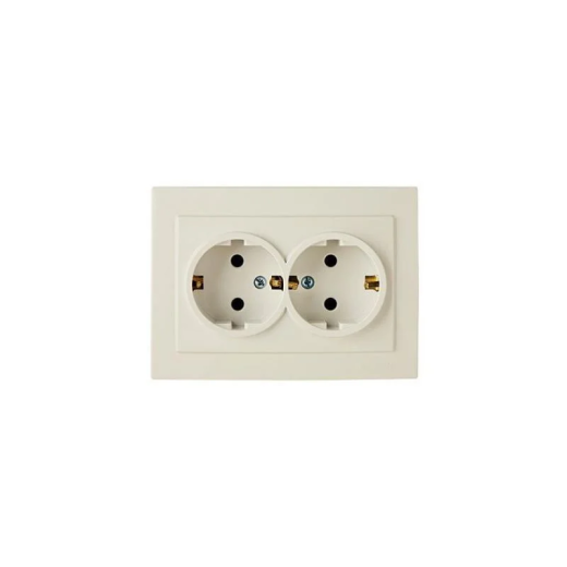 Розетка RS 16-238-Б (пластик)