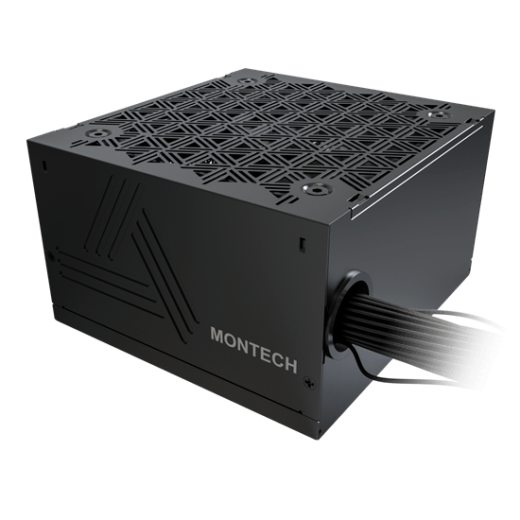 Блок питания Montech  850W, BETA 2 850W, Non Modular, ATX, 80+ BRONZE, КПД 90%, Fan 120mm, Черный