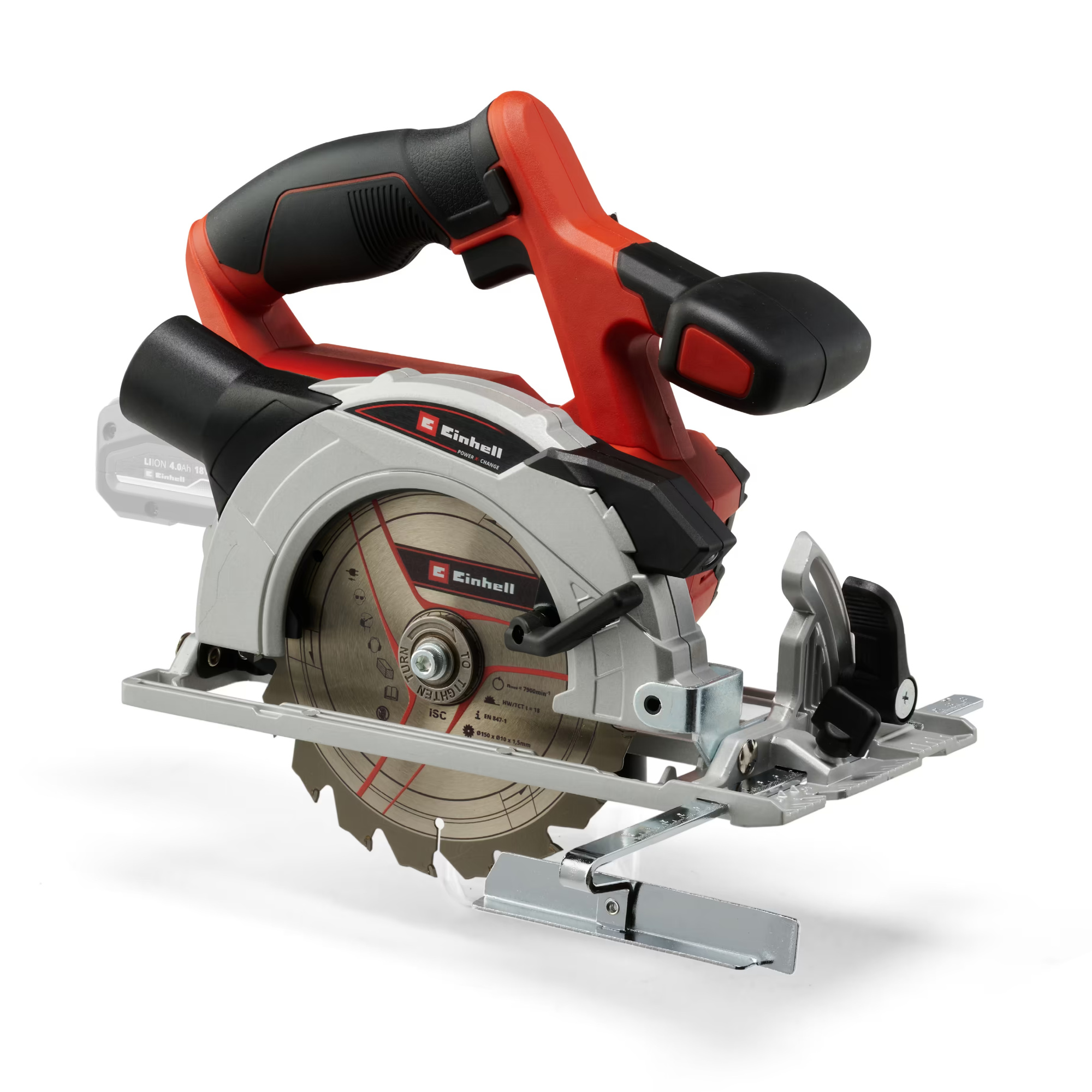 Аккум. Циркулярная пила Einhell TE-CS 18/150 Li - Solo (4331220)