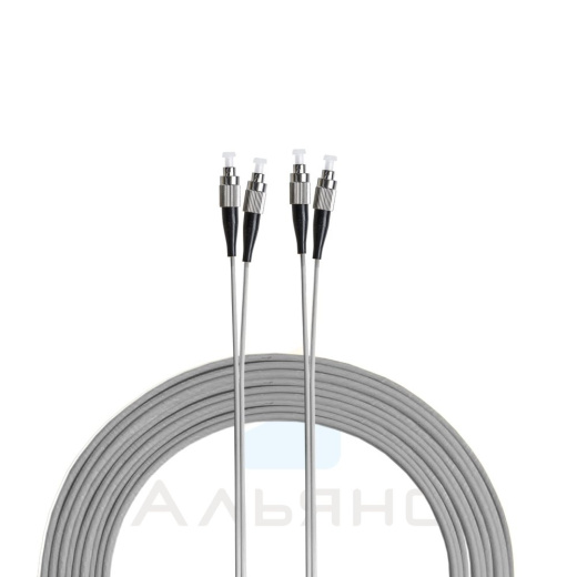 Патчкорд FC/UPC-FC/UPC   2мм MM 62,5/125 OM1 Duplex - 1 м