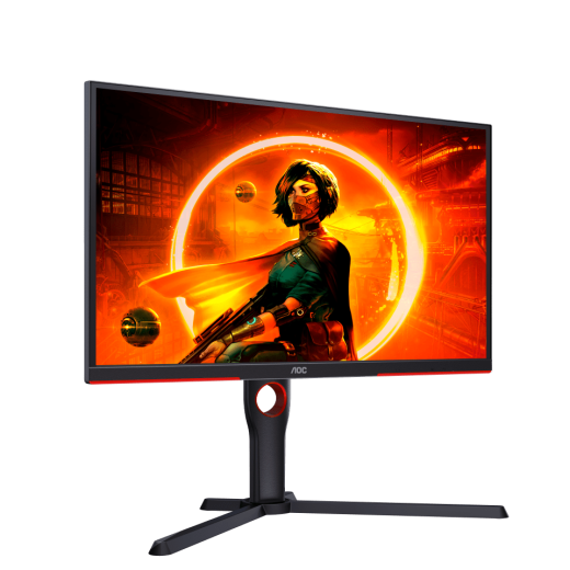 Монитор Игровой 24,5" AOC 25G3ZM/BK VA 1920x1080 240Hz 1ms 300cdm 3000:1 2xHDMI DP HAS Черный
