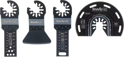 Набор оснастки для реноватора, 4 шт. kwb by Einhell (708801)