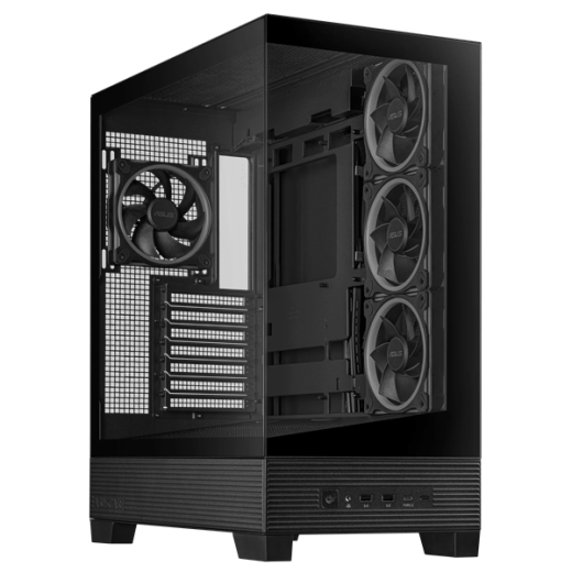 Корпус ASUS A31 PLUS TG ARGB BLACK Micro-ATX/Mini-ITX A31 PLUS/BK/TG/ARGB//