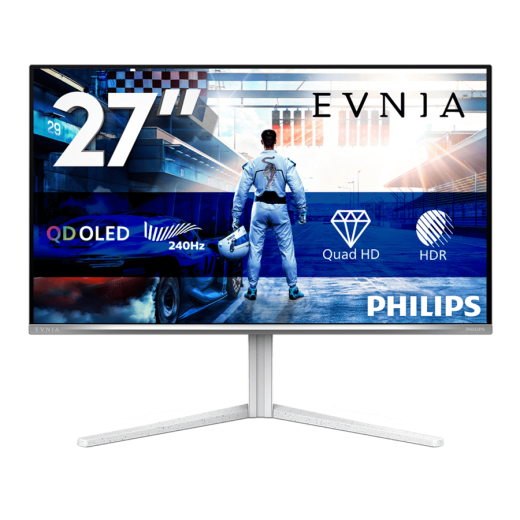 Монитор 27" PHILIPS 27M2N6501L/00/01 QD-OLED 2560x1440 240Hz 0,03мс 400кд/м 1,5M:1 2xHDMI 1xDP Белый