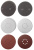 Шлифлисты в комплекте (круг) Einhell Git-Schl-Pap Set Ø225mm 15tlg. (49491066)