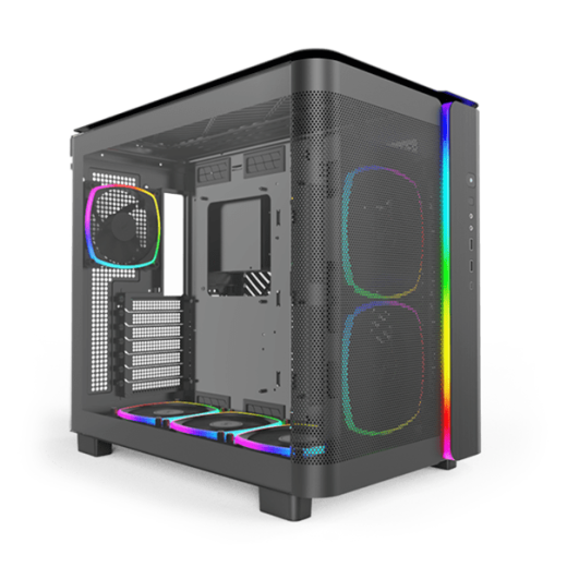 Корпус Montech KING 95 PRO (B) ATX/Micro-ATX/Mini-ITX 2xUSB3.0 1xType-C 1xAudio 1xMic Черный