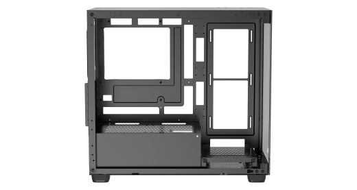 Корпус Ocypus Gamma C52 BK mATX/ITX 3xUSB Черный Gamma-C52-BKD000XX-GL