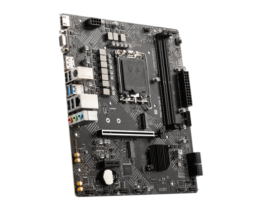 Материнская плата MSI PRO H610M-G LGA1700 H610 2xDDR5 4xSATA3 M.2 VGA HDMI DP mATX