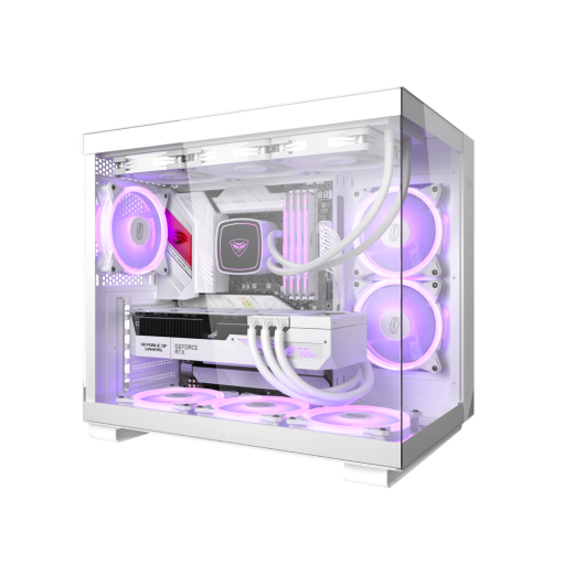 Корпус PCCooler C3T500 ARGB WH ATX/MATX/ITX USB3.1 Gen 2 Type-C, USB3.0, USB2.0 White