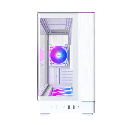 Корпус Montech KING 15 PRO (W) Micro-ATX/Mini-ITX 2xUSB3.0 1xType-C 1xAudio Белый
