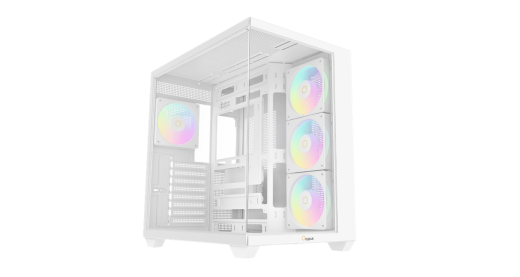 Корпус Ocypus Gamma C74 WH ARGB ATX/mATX/mini-ITX 2xUSB3.0 1xType-C Белый Gamma-C74-WHD400XX-GL