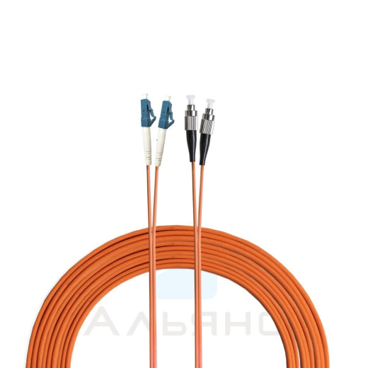 Патчкорд FC/UPC-LC/UPC   2мм MM 50/125 OM2 Duplex - 1,5 м