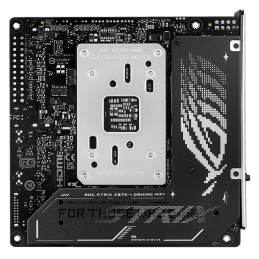 Материнская плата ASUS ROG STRIX X870-I GAMING WIFI AM5 2xDDR5 2xSATA RAID 2xM.2 HDMI WiFi Mini-ITX