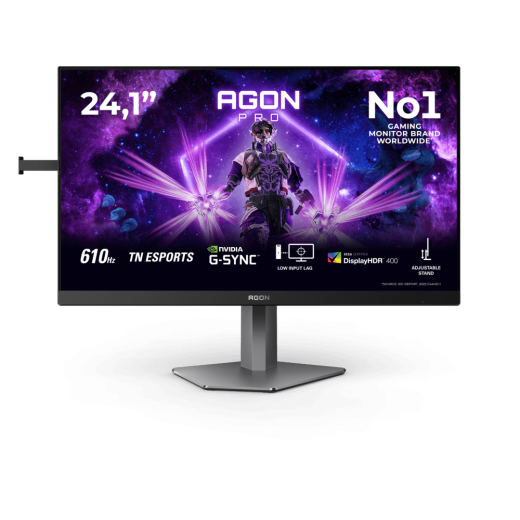 Монитор Игровой 24,1" AOC AG246FK6 TN 1920x1080 610Hz 0.5ms 500cd/m 1000:1 2xHDMI DP 4xUSB Черный