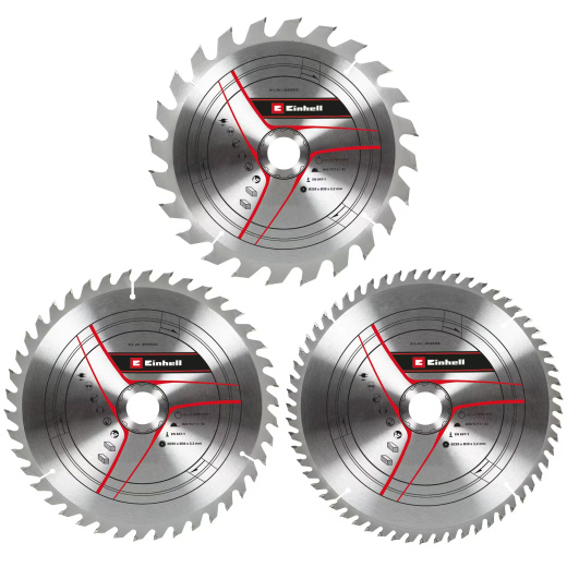 Набор циркулярных дисков Einhell Sbl Set D 250x30x3,2 T24/42/60 (49589306)