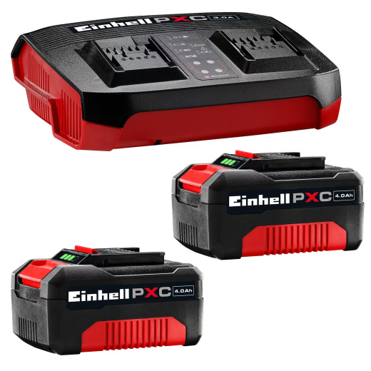 Зарядное устройство в комплекте Einhell 2x 4,0Ah & Twincharger Kit 1 (4512112)