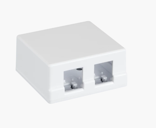 Розетка Настенная телекоммуникационная OK-1-Keystone без модуля