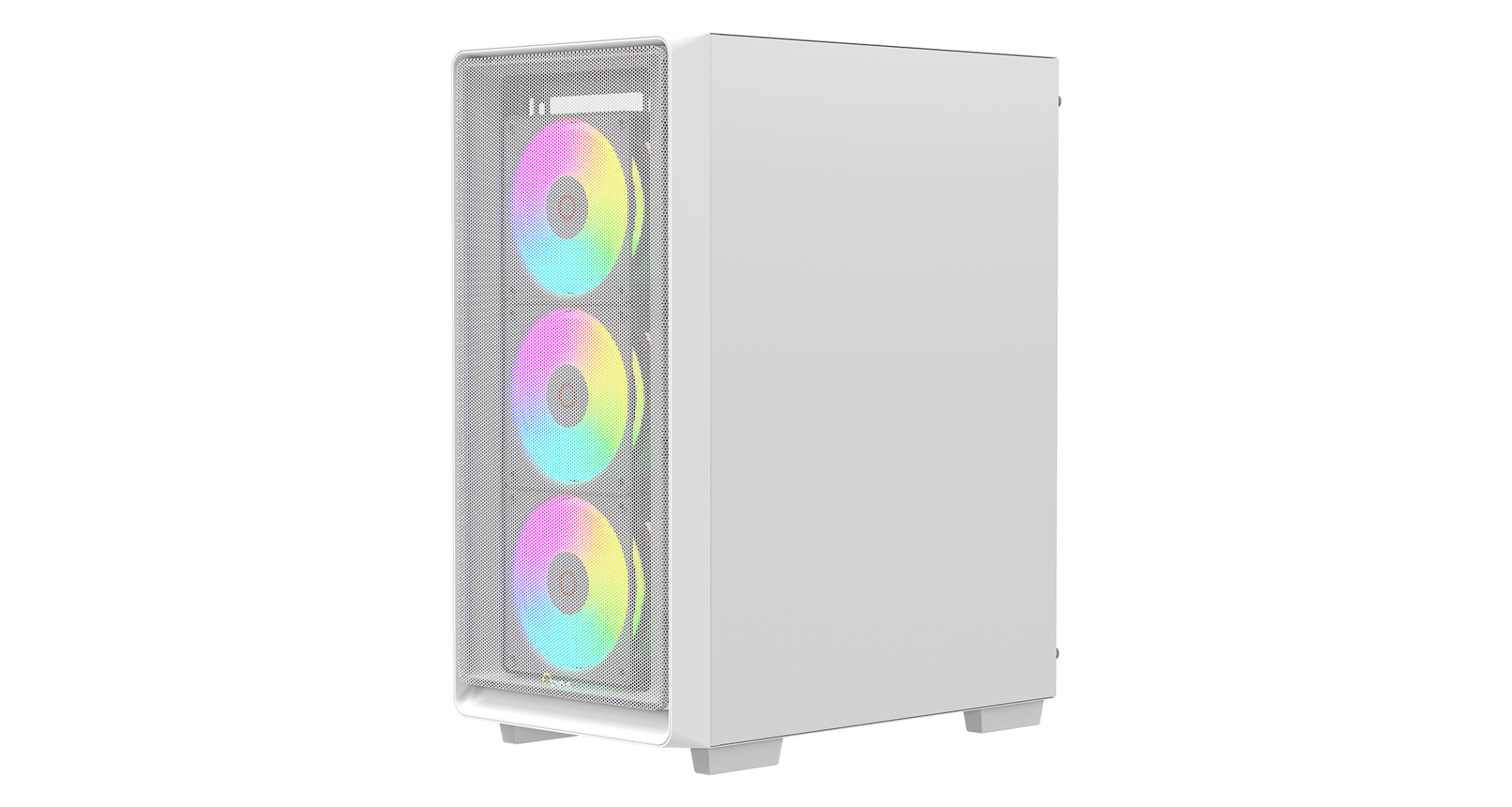 Корпус Ocypus Gamma C60 WH ARGB ATX/mATX/ITX 3xUSB Белый Gamma-C60-WHG400XX-GL