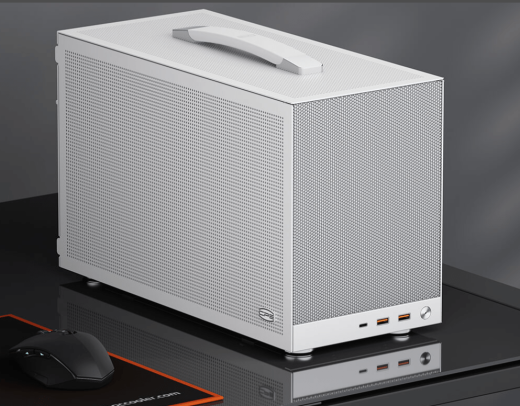 Корпус PCCooler K101 MESH WH 3F ITX 2xUSB3.0, 1xUSB-C, 3xFans, 1x3.5", 4x2.5" White